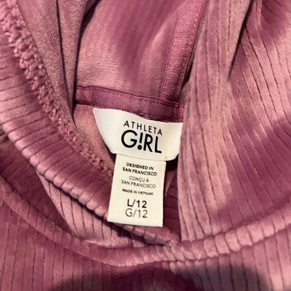 NWT Athleta Girl Kozy Rib Hoodie Size L/(12) - Picture 9 of 15